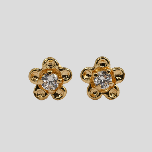 Aros Abridores No me olvides Oro Rosado 18K
