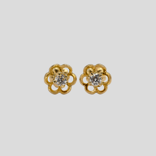 Aros Dalia 1 Oro Rosado 18K