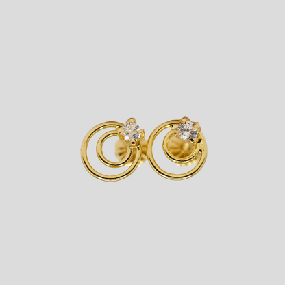 Aros Abridor Eclipse Oro Rosado 18k