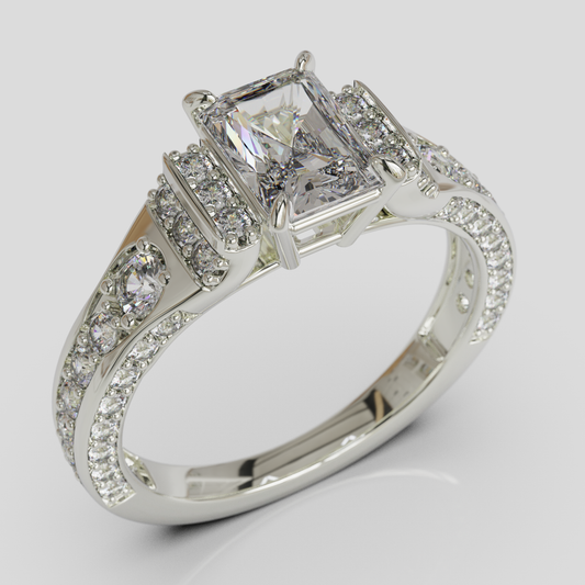 Anillo de Compromiso Briller Plata 950