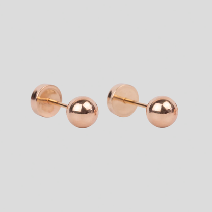 Aros Abridores Bolita Oro 14K