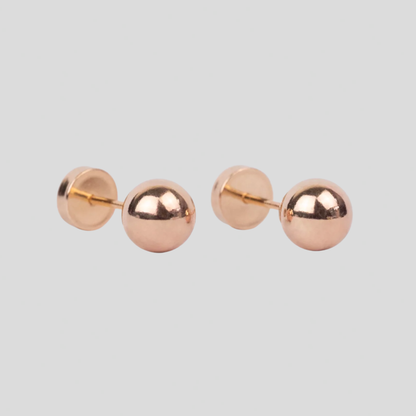 Aros Abridores Bolita Oro 14K
