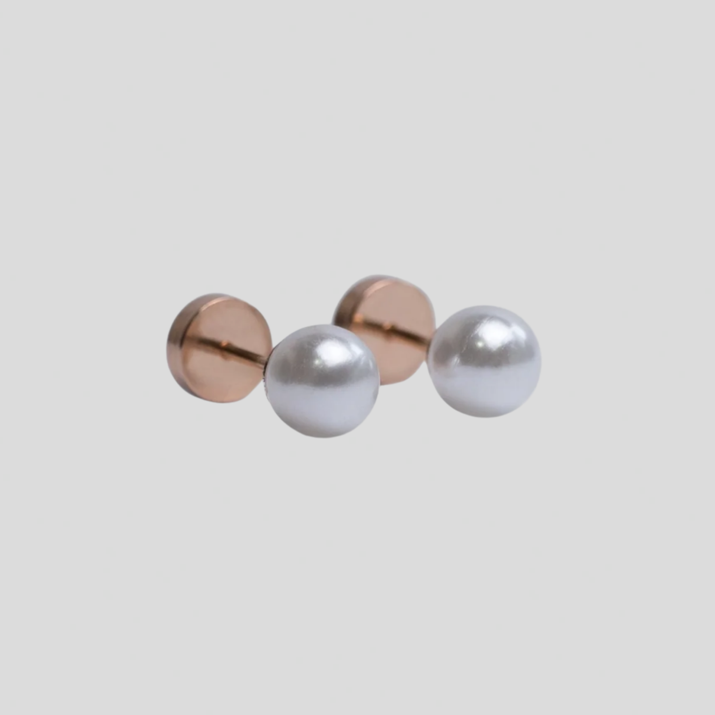 Aros Abridores Perla Oro 14k
