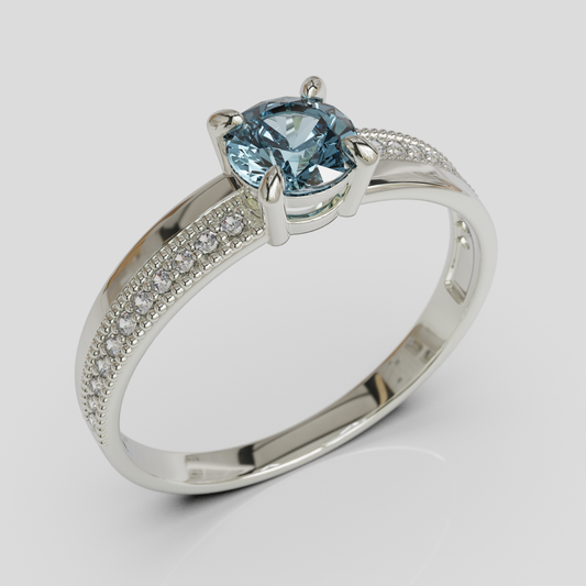 Anillo de Compromiso Tian Plata 950