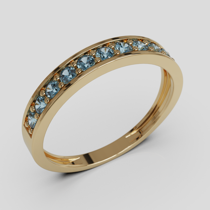 Anillo de Compromiso Cintillo Canal