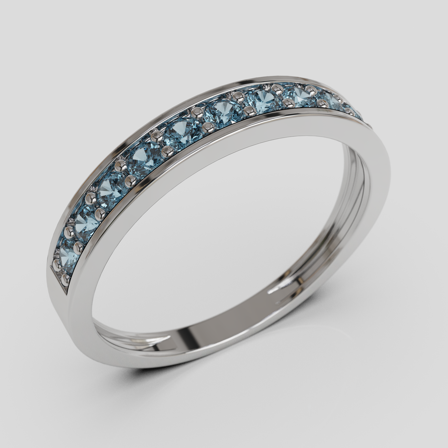 Anillo de Compromiso Cintillo Canal
