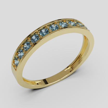 Anillo de Compromiso Cintillo Canal