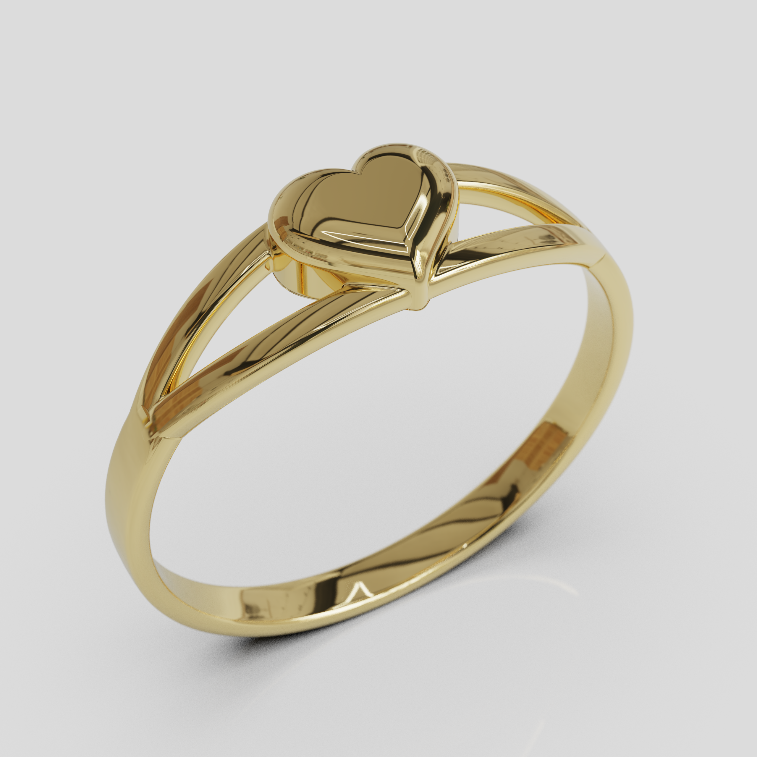 Anillo Corazón Doppio