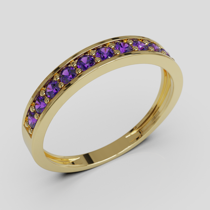Anillo de Compromiso Cintillo Canal
