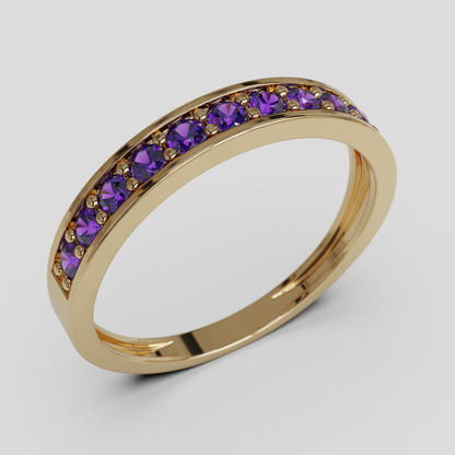 Anillo de Compromiso Cintillo Canal