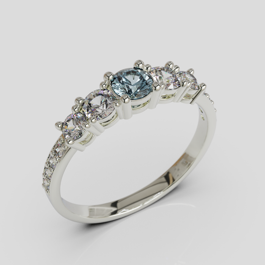 Anillo de Compromiso Elira Plata 950