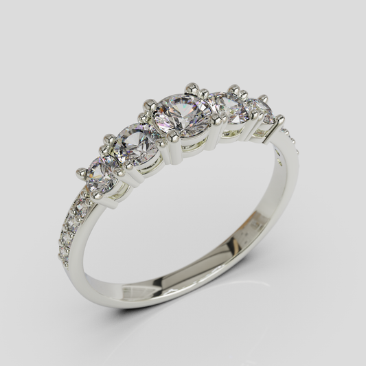 Anillo de Compromiso Elira Plata 950