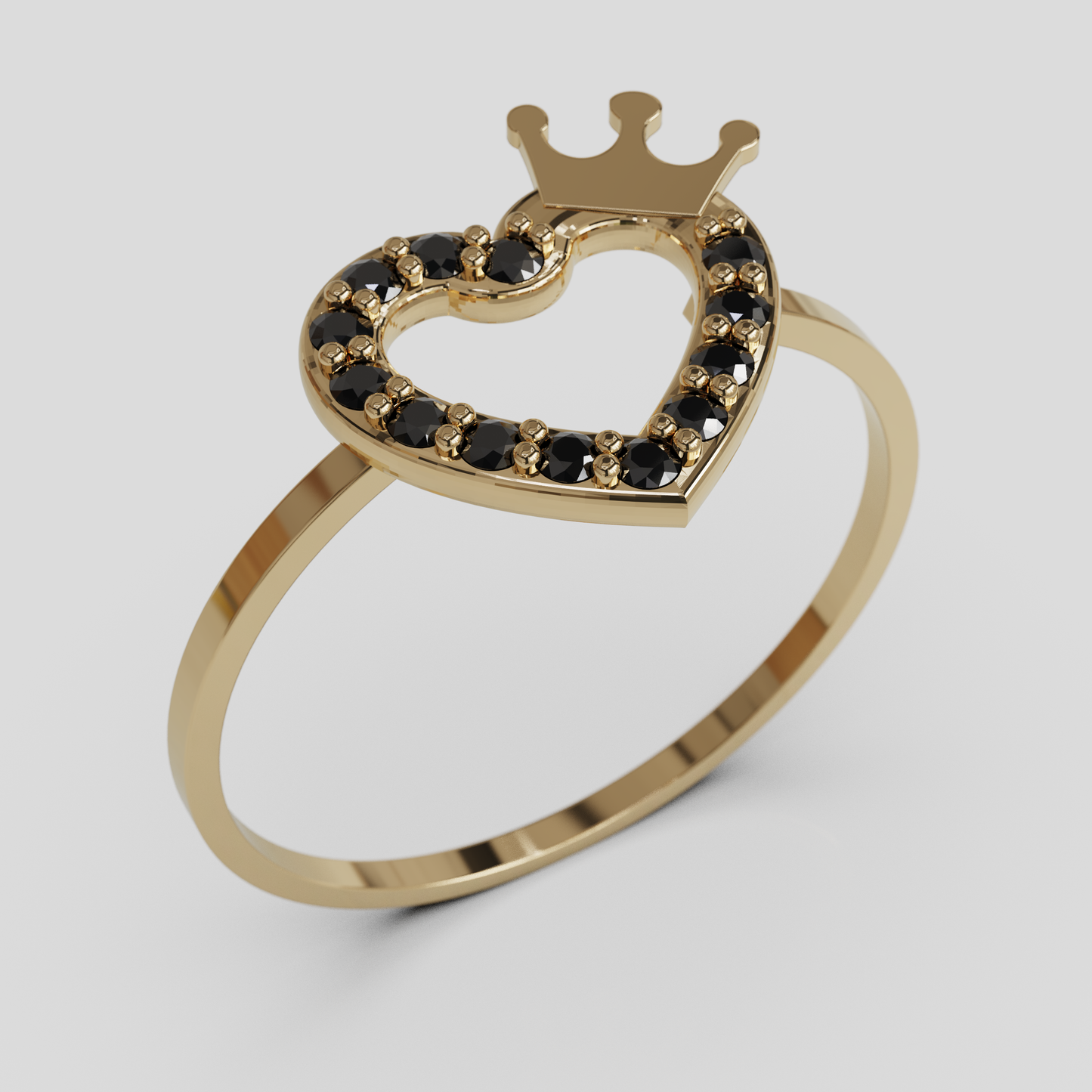 Anillo Corazon Real