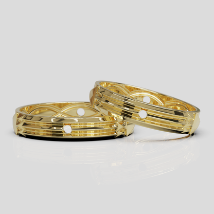 Argollas Matrimonio Atlante light Oro 18k