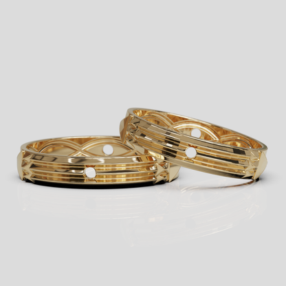 Argollas Matrimonio Atlante light Oro 18k