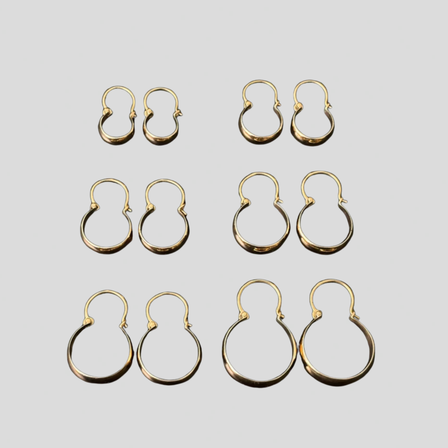 Aros Bote Clásicos Oro 18K