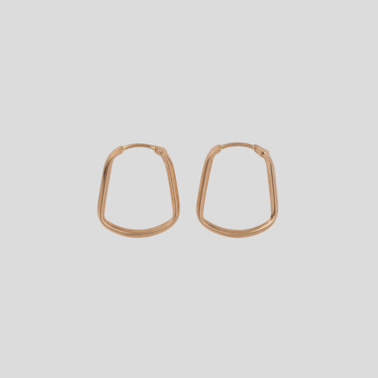 Aros Campana Oro 18K
