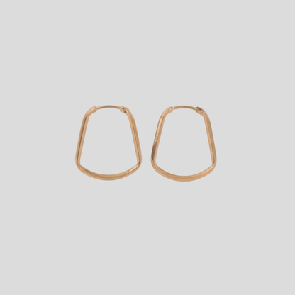 Aros Campana Oro 18K