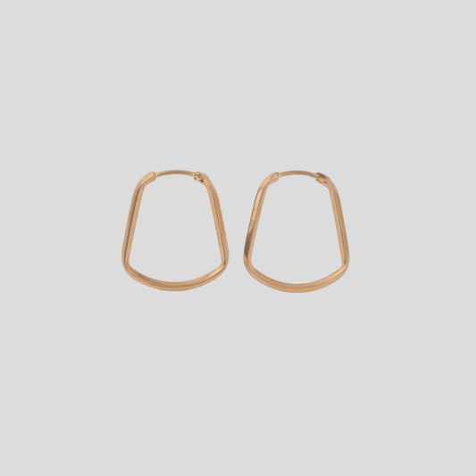 Aros Campana Oro 18K