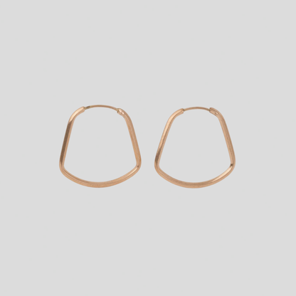 Aros Campana Oro 18K