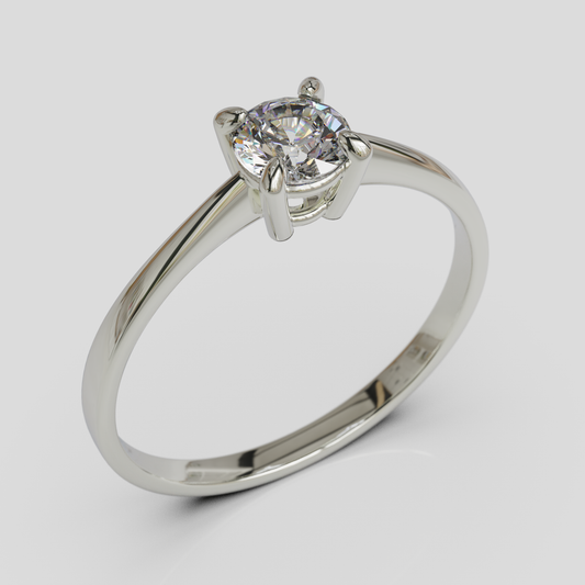 Anillo de Compromiso 4 Grifas Plata 950