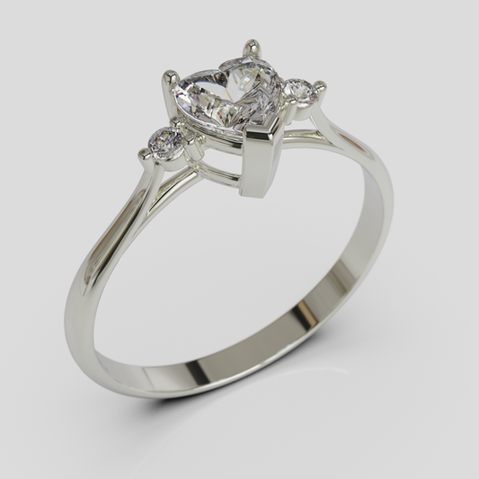 Anillo de Compromiso Mia Plata 950