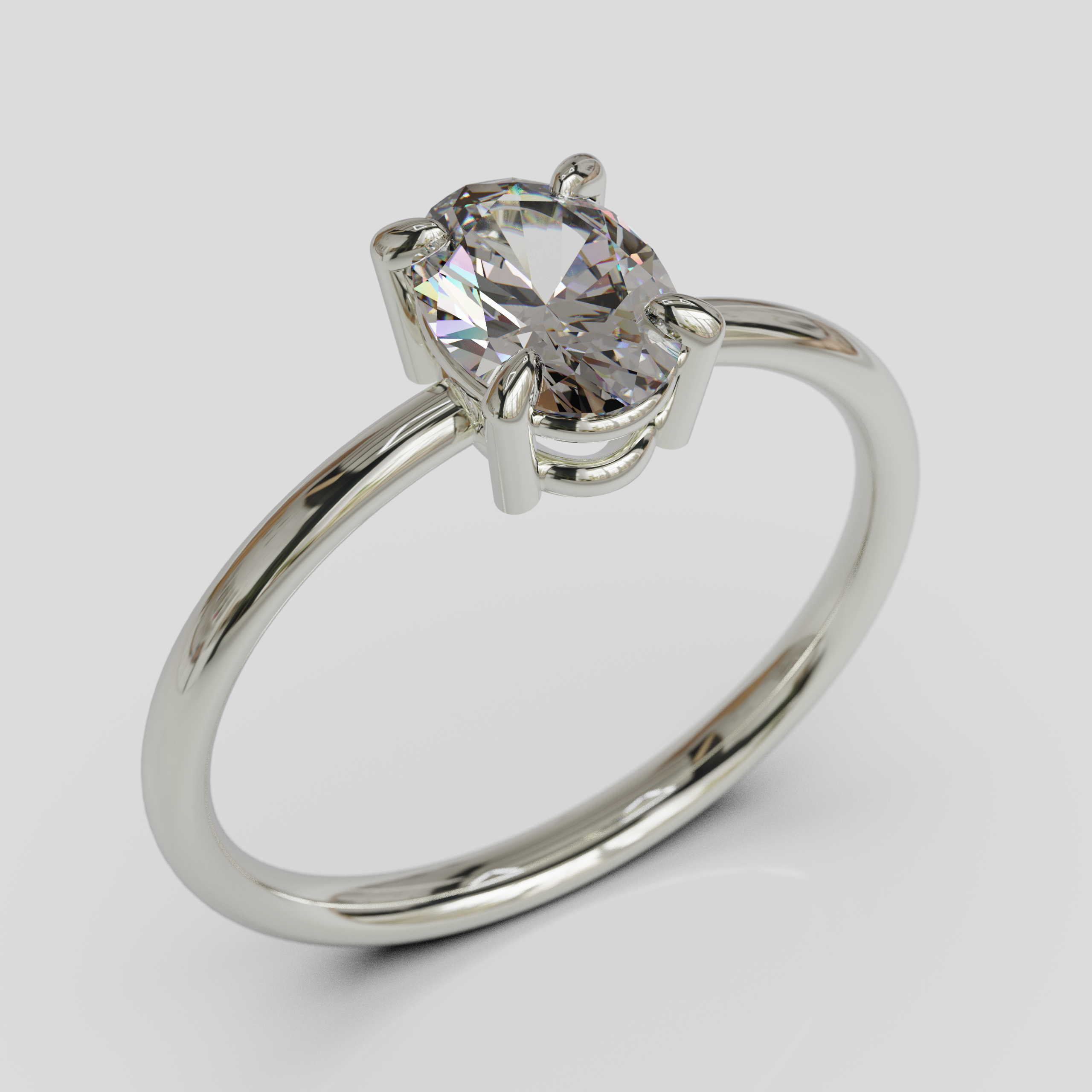 Anillo de Compromiso Opal Plata 950