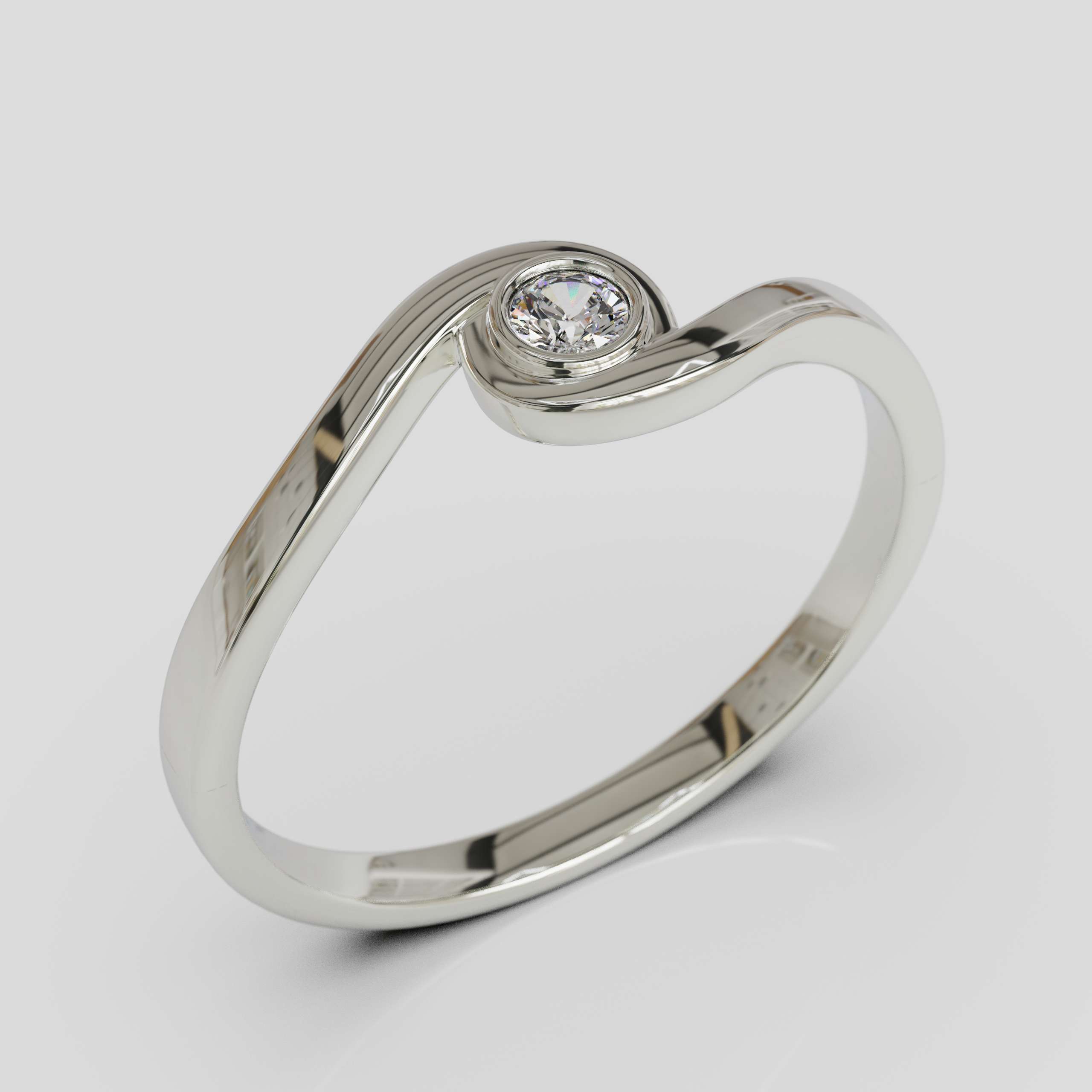 Anillo de Compromiso Osiris Plata 950