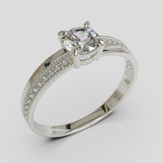 Anillo de Compromiso Tian Plata 950