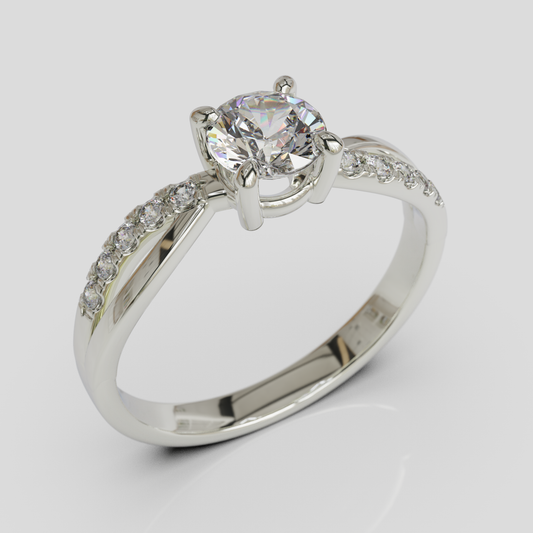 Anillo de Compromiso Onivia Plata 950