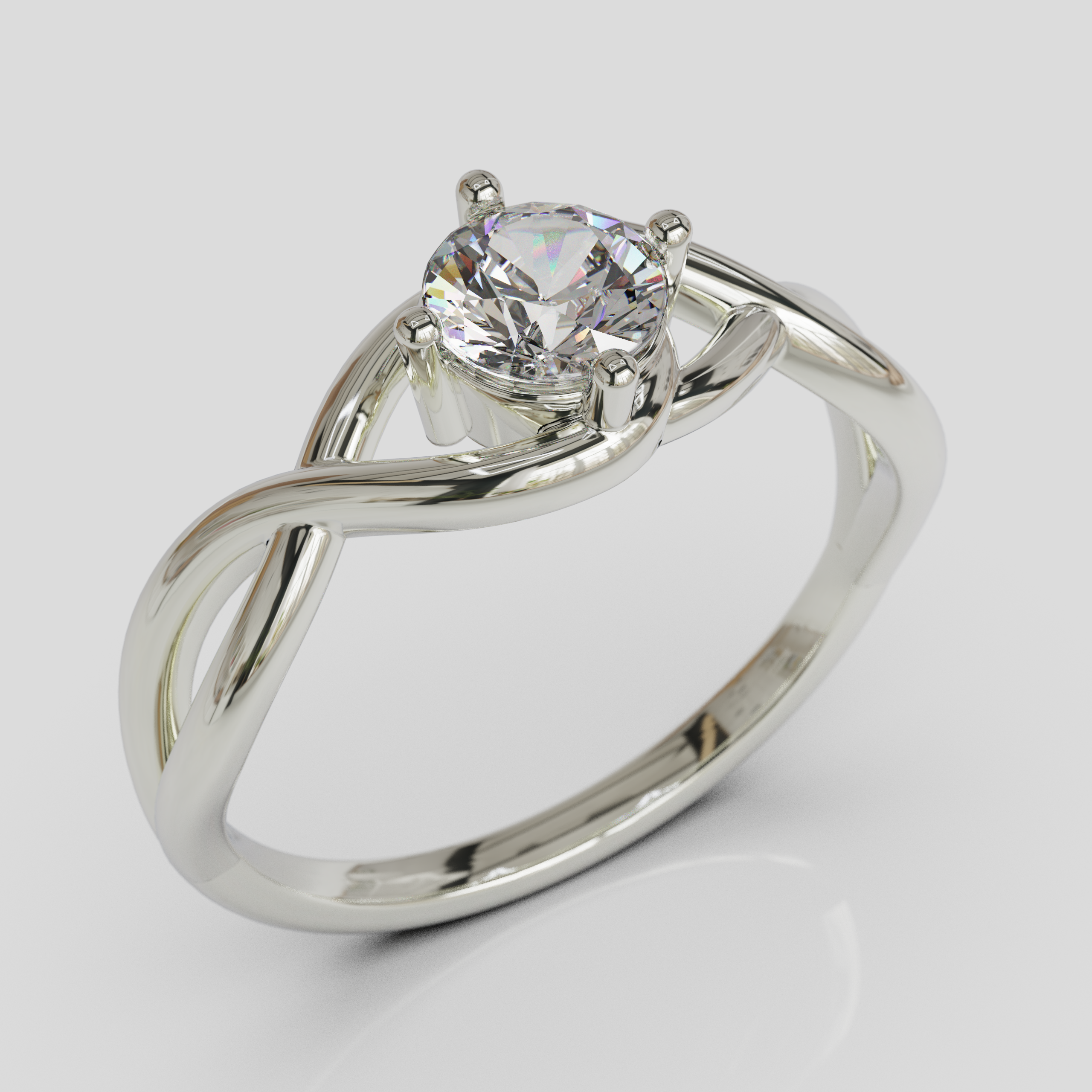Anillo de Compromiso Cassiopeia Plata 950