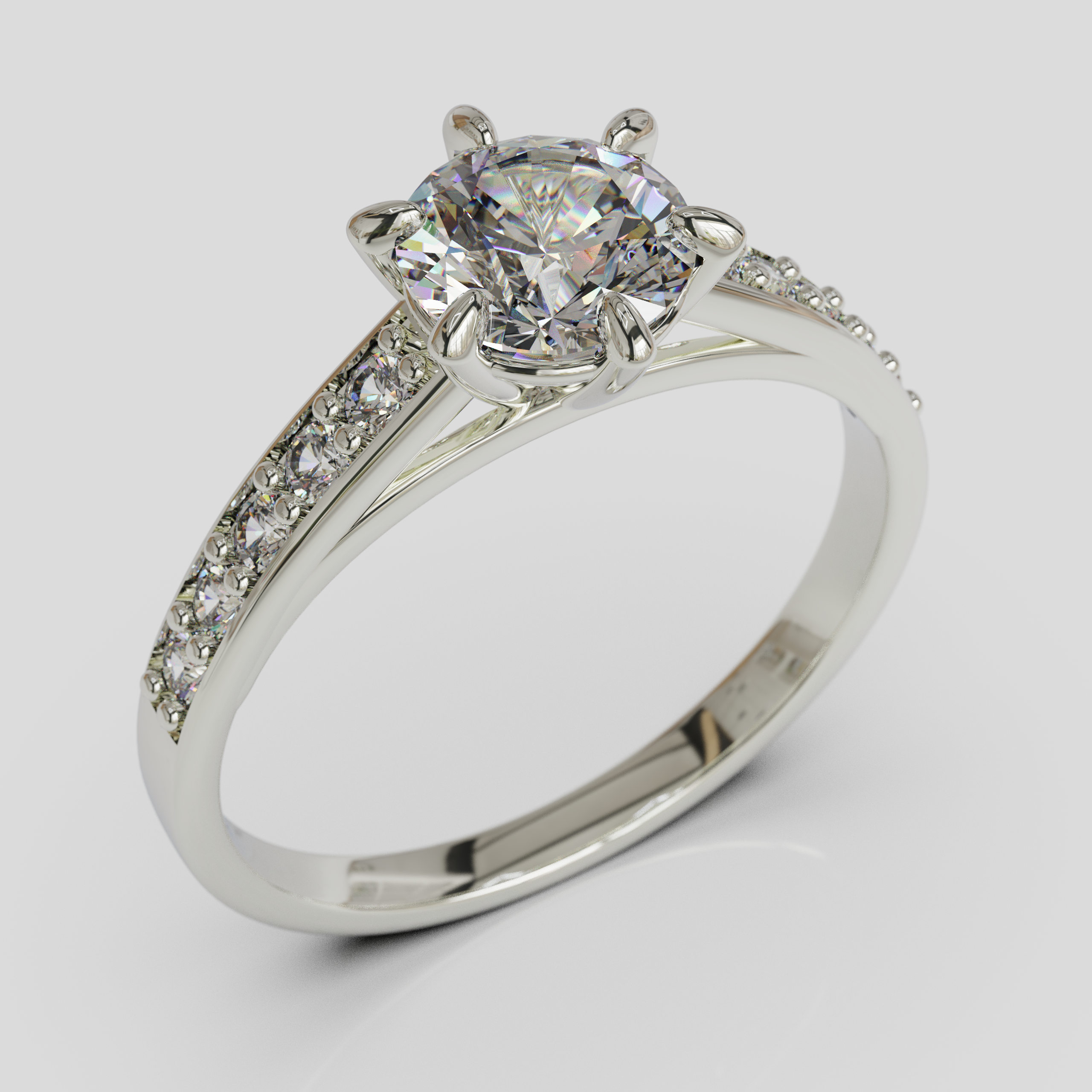 Anillo de Compromiso Azalea Plata 950