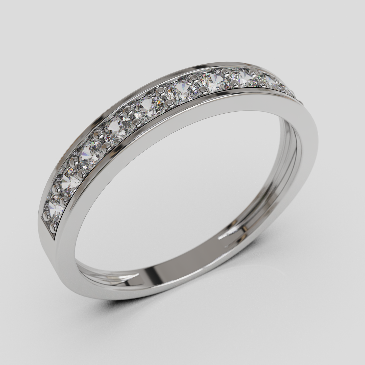 Anillo de Compromiso Cintillo Canal