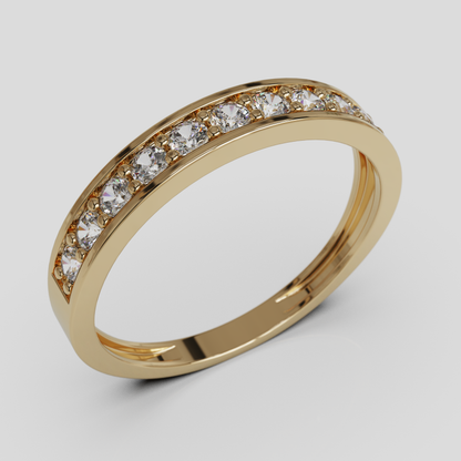 Anillo de Compromiso Cintillo Canal