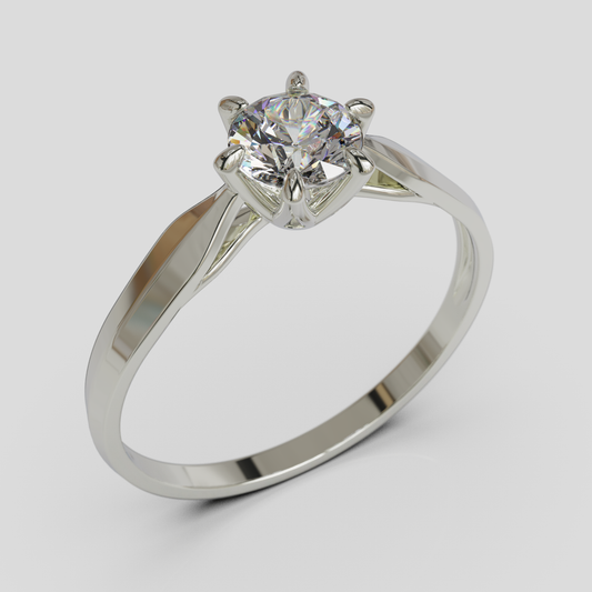 Anillo de Compromiso 6 Grifas Plata 950