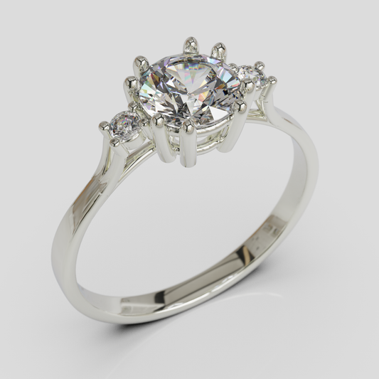 Anillo de Compromiso Ivis Plata 950