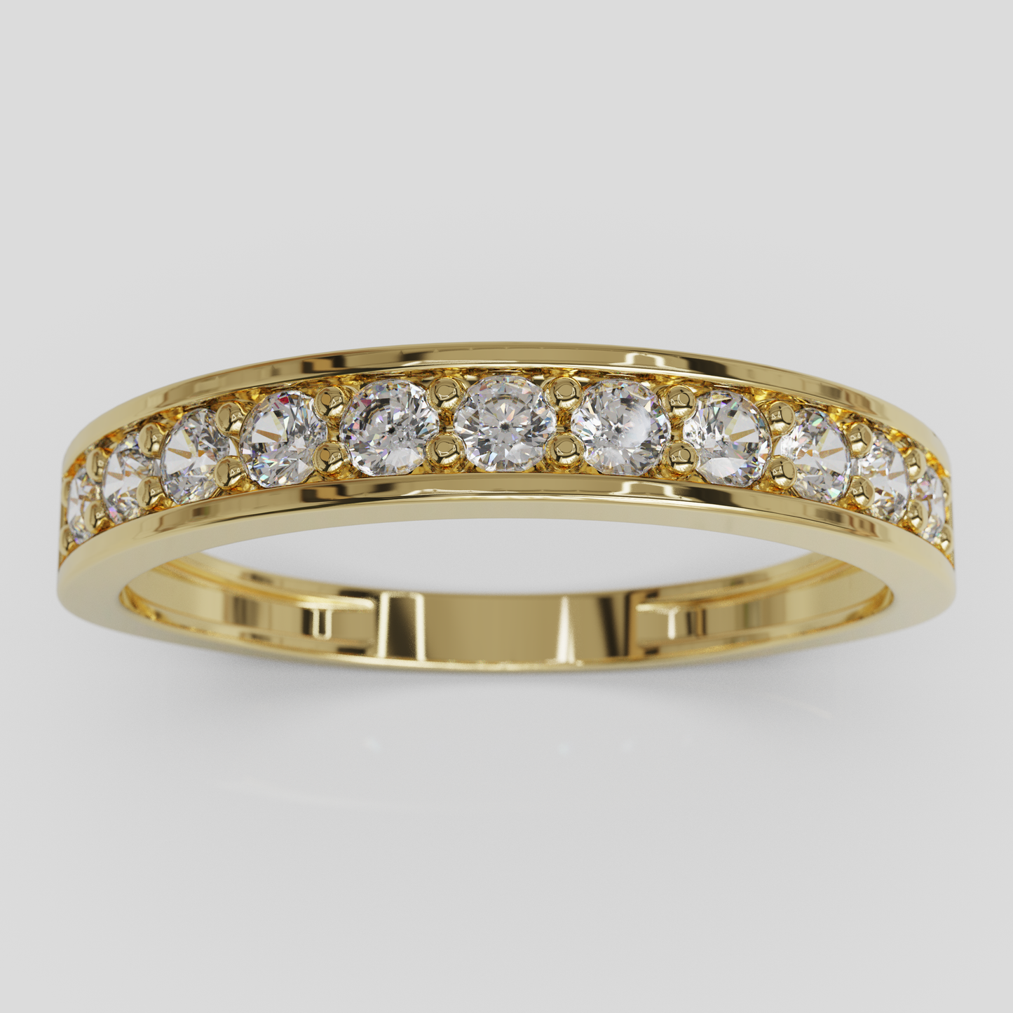 Anillo de Compromiso Cintillo Canal