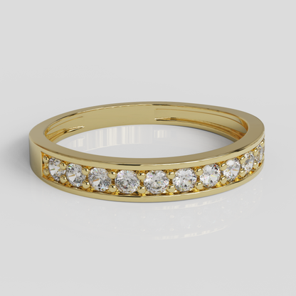 Anillo de Compromiso Cintillo Canal