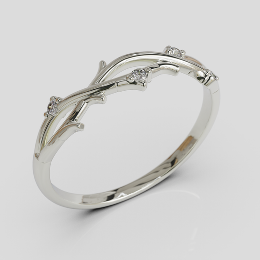 Anillo Plata 950 Willow