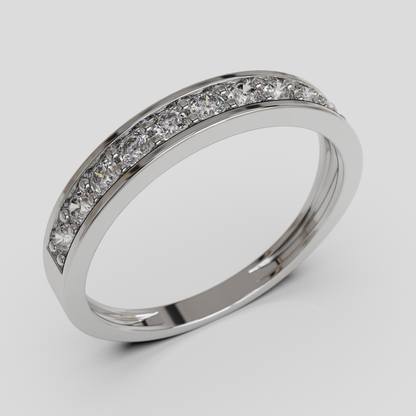Anillo de Compromiso Cintillo Canal