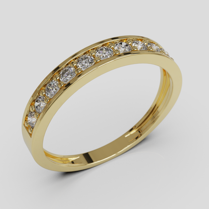 Anillo de Compromiso Cintillo Canal
