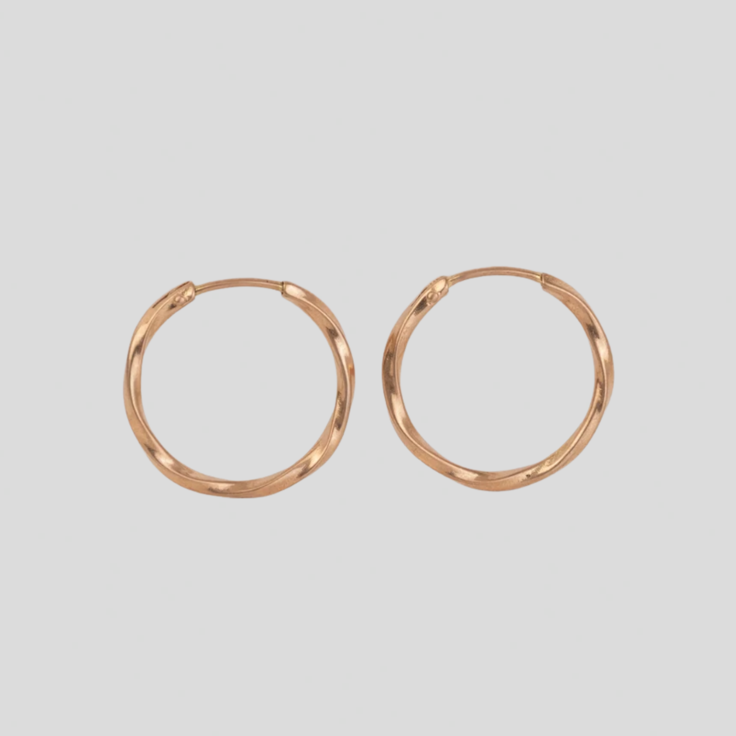 Aros Entorchados Oro 18K