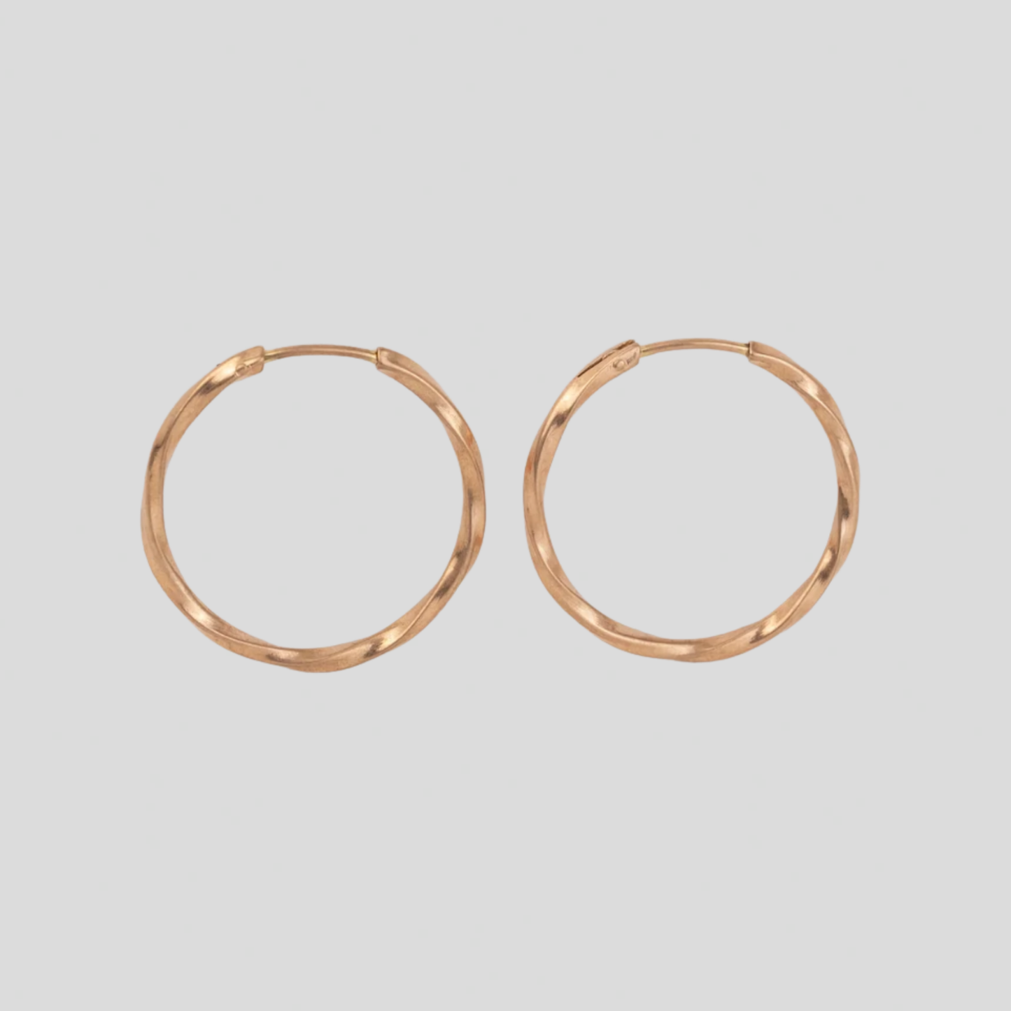 Aros Entorchados Oro 18K