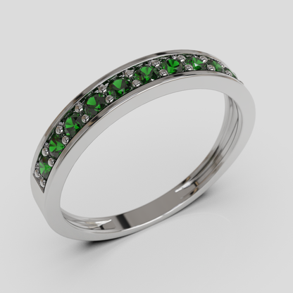 Anillo de Compromiso Cintillo Canal