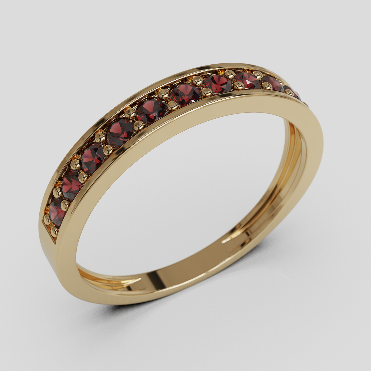Anillo de Compromiso Cintillo Canal