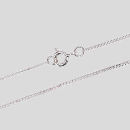 Cadena Grumet Juvenil Plata Italiana 925