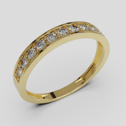 Anillo de Compromiso Cintillo Canal