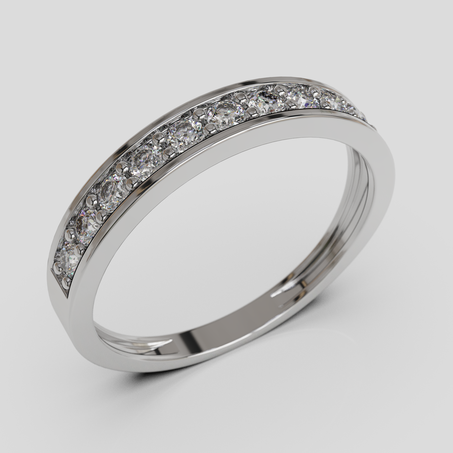 Anillo de Compromiso Cintillo Canal