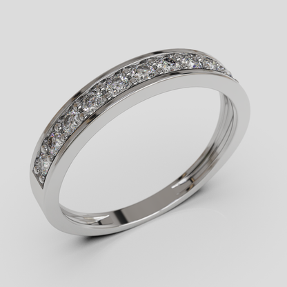 Anillo de Compromiso Cintillo Canal