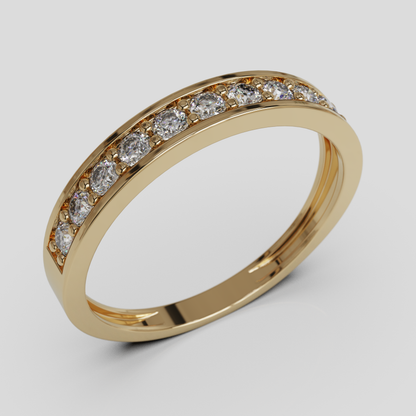 Anillo de Compromiso Cintillo Canal